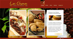 Desktop Screenshot of laschamasrestaurant.com