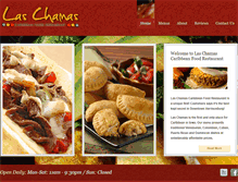 Tablet Screenshot of laschamasrestaurant.com